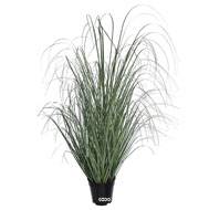 herbe folle artificielle en pot, H 120 cm, D 40 cm Vert