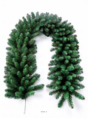Guirlande de Noël Artificielle Pro NF S54-200 et EN71-2 : L'Habillage Festif Certifié pour ERP Lg 28