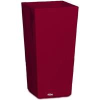 Bac fibres de verre robuste et revtement gelcoat qualit marine 43 x 42 cm H 75 cm Ext. colonne rouge rubis