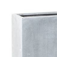 Jardinière haute en fibre de verre H 72 cm Gris ciment