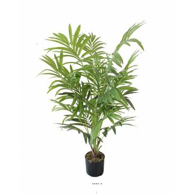 Palmier Parlour Artificiel H 120 cm D 80 cm 13 troncs en pot