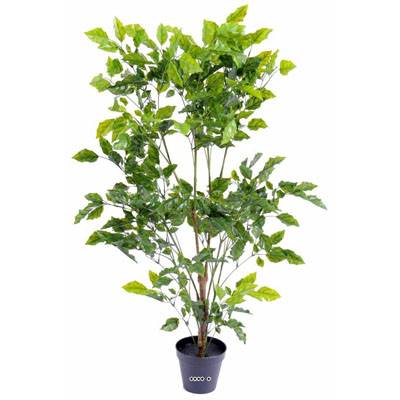 Palissandre artificielle en plastique arbre anti-UV en pot H 120 cm Vert