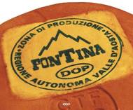 Fontina artificiel Fromage Italien factice décoratif D 360x60 mm