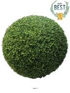 Boule de buis artificielle feuillage plastique protection UV H 85 cm Vert - BEST