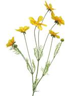 Cosmos artificiel en tige, H 92 cm Jaune - BEST