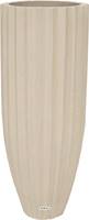 Bac en Polystone Strips Ext. Colonne ronde D 40 x H 100 cm Creme