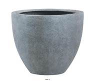 Bac fibres de verre/ composite Farn Ext. EggPot D36xH30cm Gris fonc