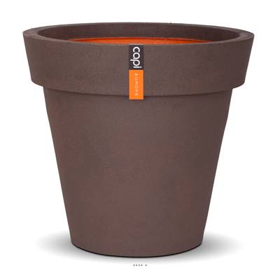 Bac en plastique de qualité supérieure Int/Ext. pot 48x44 cm marron