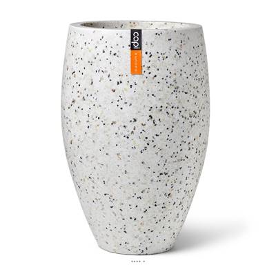 Bac en fibres et magnesium Hany Ext. bullet haut 40x60 cm sable