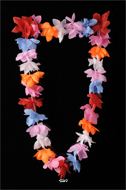 Guirlande collier de pétales artificiels Multicolore L150 cm 60 pétales D12 cm