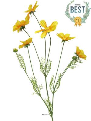 Cosmos artificiel en tige, H 92 cm Jaune - BEST