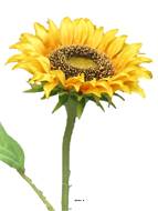 Tournesol artificiel en branche, H 42 cm - BEST