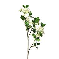 Branche de seringat artificiel H 89 cm 3 ramures  Blanc 