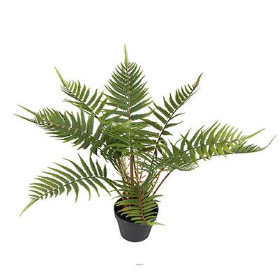 Fougère arborescente des forêts artificielle en pot H 50 cm D 65 cm