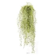 Grande chute de feuillage long hair L 80 cm Vert-Blanc 