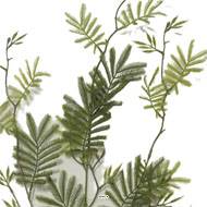 Branche de Mimosa artificiel artificiel H 105cm D 40 cm