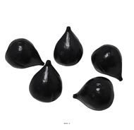 Figue de luxe artificielle X 5 en Plastique soufflé noir D 47x60 mm