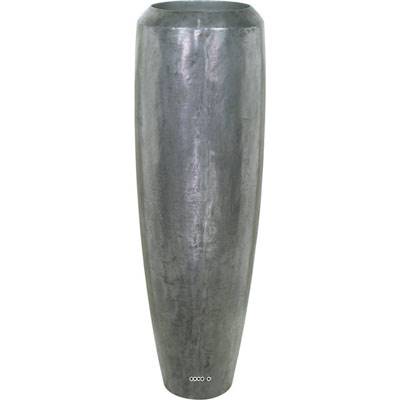 Bac plastique & particules métal Ø32cm H120cm Ext colonne aluminium