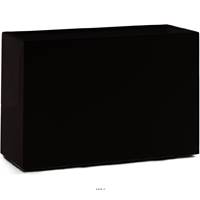 Bac fibres de verre robuste et revtement gelcoat qualit marine 40 x 90 cm H 60 cm Ext. claustra noir glossy