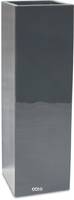 Bac fibres de verre robuste et revtement gelcoat qualit marine 40 x 40 cm H 120 cm Ext. carr haut gris glossy