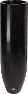 Bac fibres de verre gelcoat Ø 35 cm H 125 cm Ext. cigare noir glossy