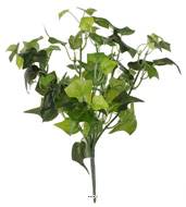 piquet de lierre artificiel H 27 cm 80 feuilles