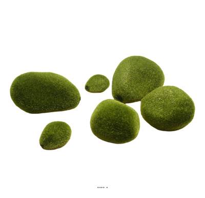 Mousse en galets artificielle par 6