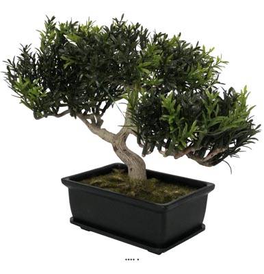 Bonsai artificiel Arbre a The H 23 cm 98 feuilles