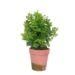 Lot de 4 Herbes aromatiques artificielles en pot