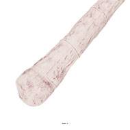 Saucisson Rosette artificiel long blanc Plastique soufflé L 490x80 mm