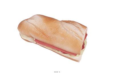 Sandwich baguette artificiel Plastique soufflé L 185x90 mm