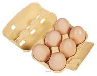 Œufs de poule artificiel en Plastique soufflé L 150x110 mm