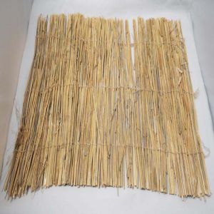 Paillon naturel en paille et épis de seigle 45x55 cm 3 fils aseptisé top effet nature