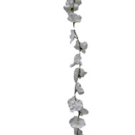 Guirlande de fausses orchidées en tissu L 180 cm l 8 cm