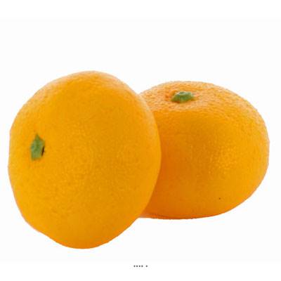 Mandarine artificielle lestée D 52mm et H 35 mm