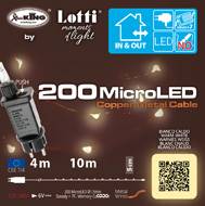 Guirlande lumineuse L 4 +1000 cm 200 MicroLED