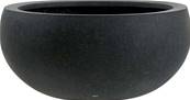Bac fibres de verre/ composite Ext. bol  45 cm H 21 cm noir