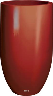 Bac fibres de verre robuste et revêtement gelcoat qualité marine Ø 35 cm H 90 cm Ext. cigare rouge rubis