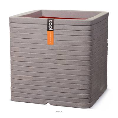 Bac Row Top Qualité Int/Ext cube 30x30x30 cm gris