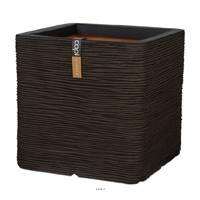 Bac Rib Top Qualité Int/Ext. cube 40x40x40 cm marron foncé