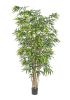 Bambou artificiel H 240 cm 1221 grandes feuilles en pot