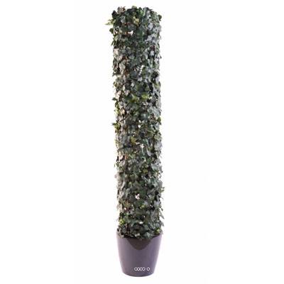 Lierre artificiel forme tour pour extérieur H 185 cm L 35 cm