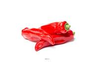 Piment Rouge artificiel en lot de 3 en Plastique soufflé L 160x40 mm