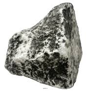 Pierre artificielle grise grosse en Plastique soufflé L 180x130 mm