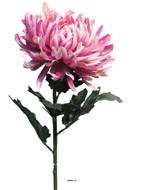 Chrysanthème artificiel, H 63 cm Rose - BEST