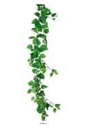 Guirlande de feuillage de Pothos panaché artificiel, L 125 cm