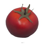 Tomate artificielle H 5cm, D 6cm