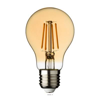 Ampoule de luxe E27 Goutte A60 4W 230V 2200°K Golden