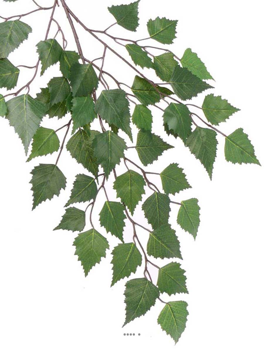 Branche bouleau artificielle 64 cm 48 feuilles