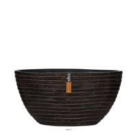 Bac Row en fibres de verre Int. bullet 27x13x14 cm marron